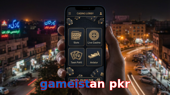 Main screen of Gameistan Pkr app page for PK players