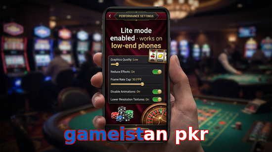 Payment and PKR controls in Gameistan Pkr