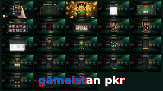 Main screen of Gameistan Pkr bet page for PK players